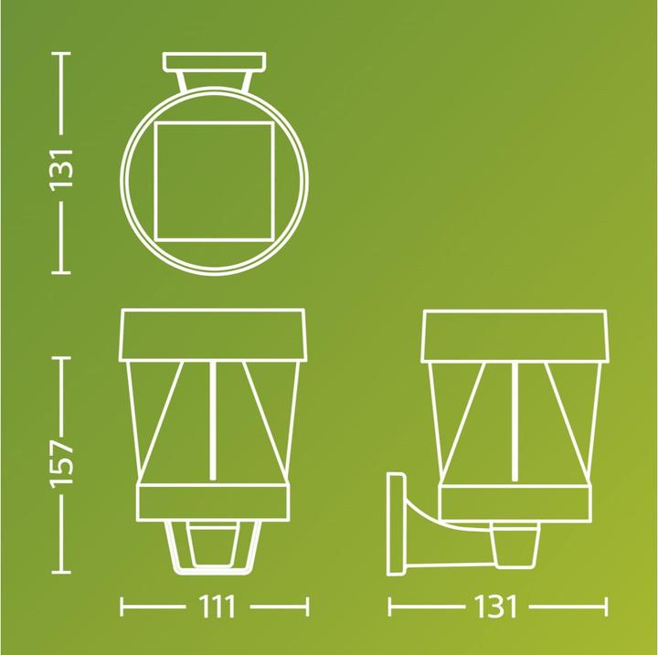 Actual product image Philips Outdoor Avery Solar (200 lm, IP44)