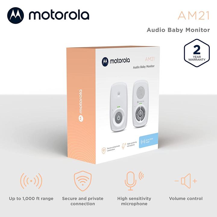 Immagine prodotto Motorola MBP 21 (Audio del baby monitor, 300 m)