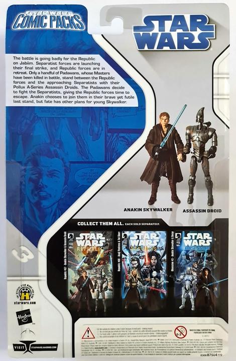 Immagine prodotto Hasbro Star Wars Comic Packs Actionfiguren-Set Anakin Skywalker & Assassin Droid