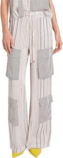Actual product image Twinset Actitude Pantaloni Funny Stripes Deep Blue (XS)