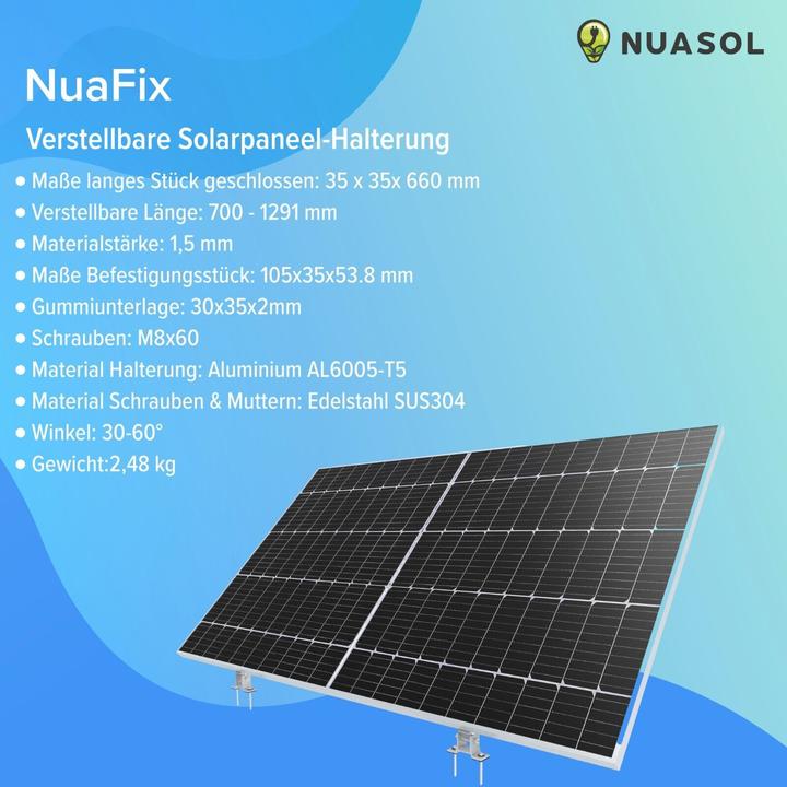 Produktbild Nuasol Verstellbare Halterung (Solaranlage Montagematerial)