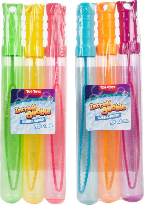 Actual product image Toi-Toys Incredibubble bubble sword 60ml, 3 pcs.