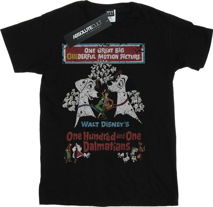 Disney 101 Dalmatians Retro Poster TShirt Mädchen