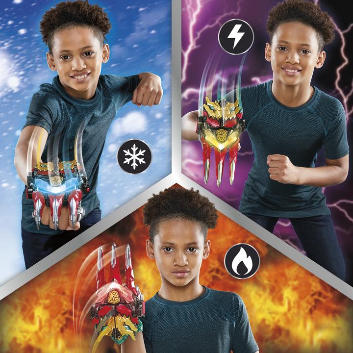 Actual product image Hasbro Power Rangers Dino Knight Morpher