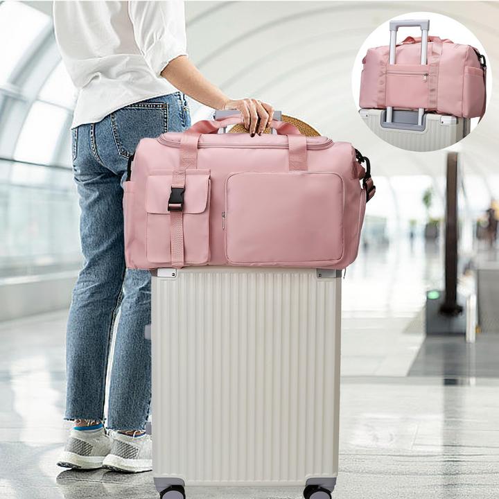 Produktbild Only-Bags.Store Sporttasche Reisetasche mit Schuhfach Nassfach Wasserdichte Trainingstasche Reiseseesack mit (42 l)