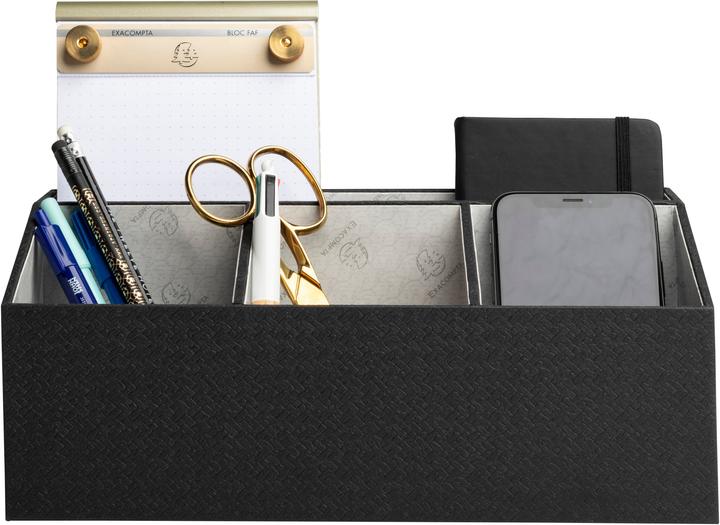 Image du produit Exacompta Organiseur de bureau 4 compartiments OfficeByMe - Noir