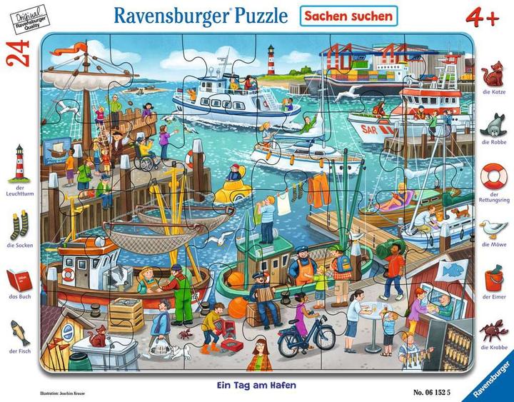 Produktbild Ravensburger Ein Tag am Hafen (24 Teile)