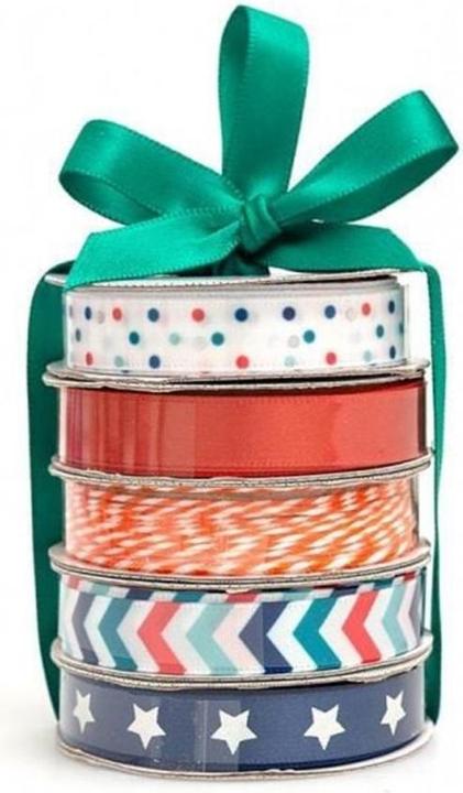 Actual product image American Crafts Wristband Patriotic Set (Gift ribbon, 5 x)