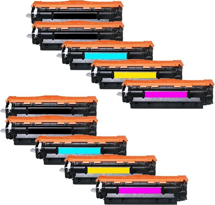 Actual product image Hermex Compatible toner for Canon i-SENSYS MF724cdw (M, FC, C, Y)