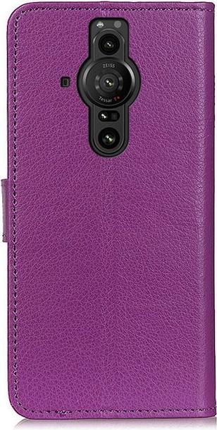 Actual product image MU Classic Litchi Leather Bookcover Series (Sony Xperia Pro-I)