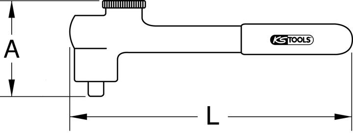 Produktbild KS Tools 3/8" Isolierte Umschaltknarre, 72 Zahn ( 117.5290 ) (3/8")