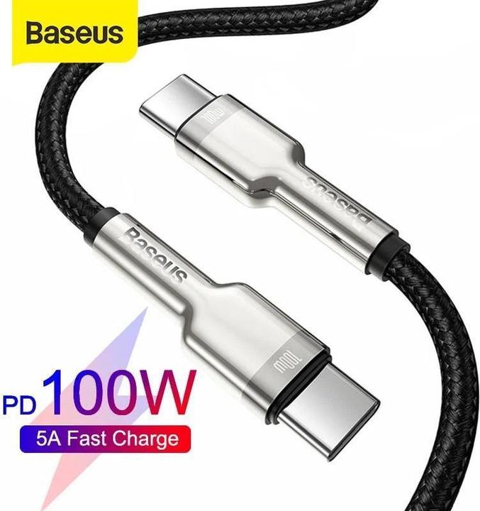 Actual product image Baseus USB-C – USB-C (2 m, USB 2.0, 100 W)