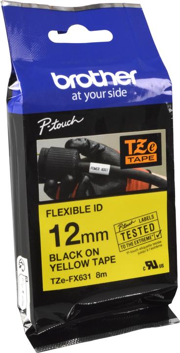 Image du produit Brother Tze-Fx631 (1.20 cm, Jaune)