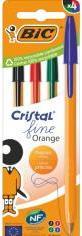 Actual product image Bic Orange Fine Cristal Stift 4er-Mix (4 x)