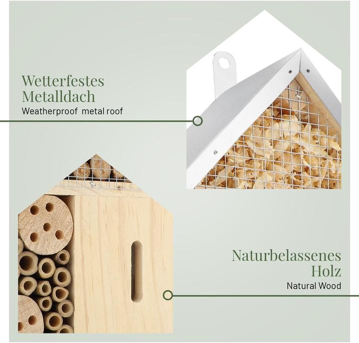 Actual product image Wildlife home Insektenhotel (Butterflies, Bee, Wild bees, Ladybirds)