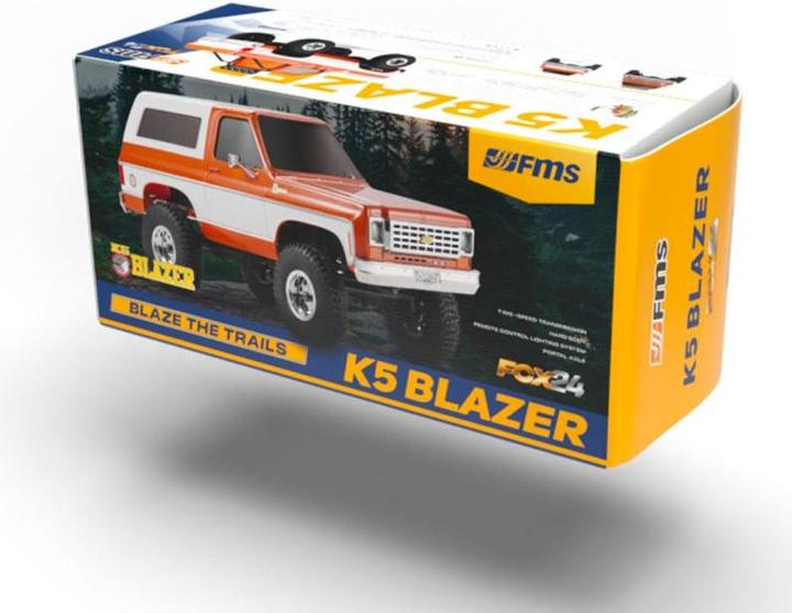 Actual product image FMS Chevrolet K5 Blazer 1:24 orange - RTR 2.4GHz (RTR Ready-to-Run)