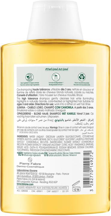 Produktbild Klorane Aufhellendes (200 ml, Flüssiges Shampoo)