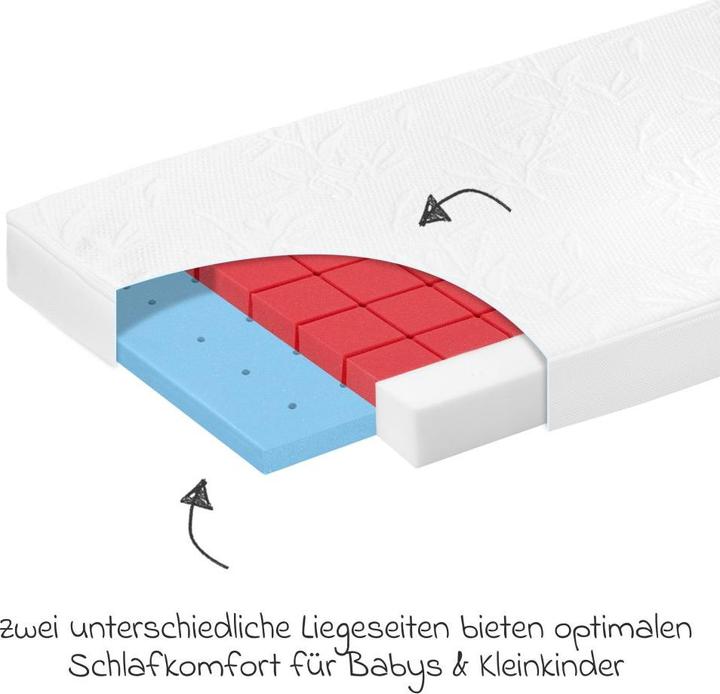 Produktbild Alvi Babymatratzen & Kindermatratzen Babybett-Matratze Bamboo Pro 70 x 140 cm (70 x 140 cm)