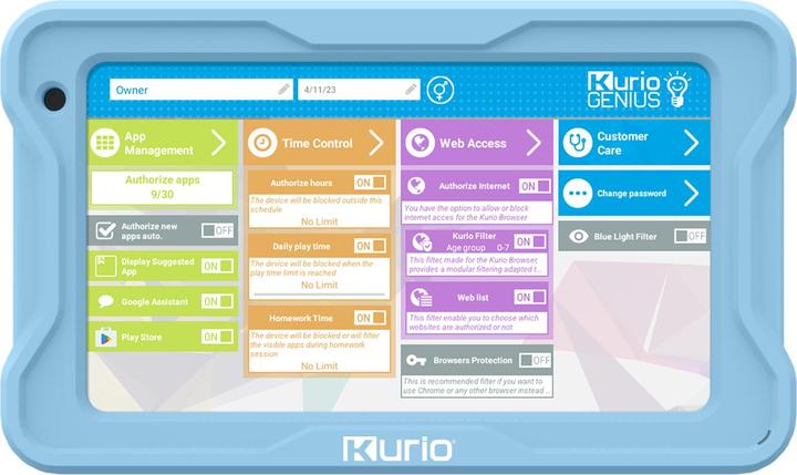 Actual product image Kurio Tablet Lite (7", 32 GB, Blue)