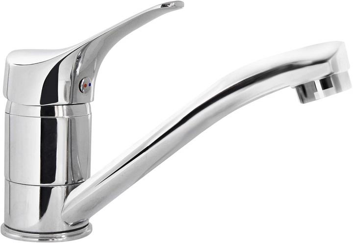 Actual product image Deante Joko chrome pedestal washbasin tap (BOJ 026M)