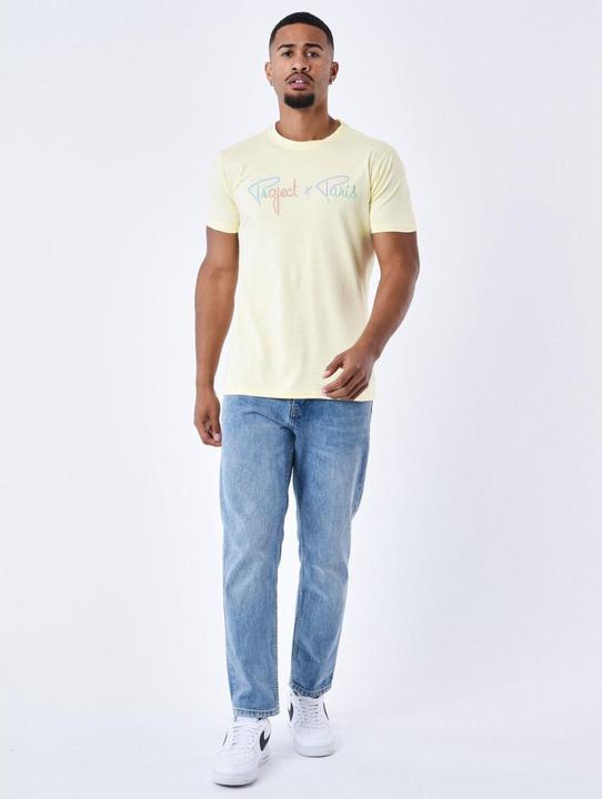 Project X Paris t-shirt regenbogenlogo-stickerei