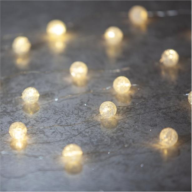 Actual product image MICA Living 20 LED fairy lights - baubles - 220 cm (2.20 m)
