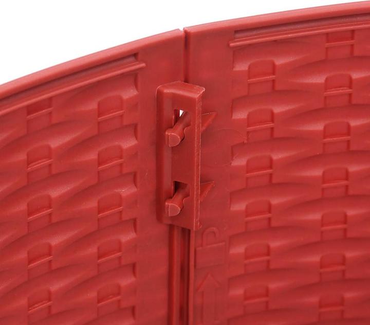 Actual product image VidaXL Christmas tree skirt Christmas tree skirt Christmas tree skirt tree skirt red plastic (1 -part)