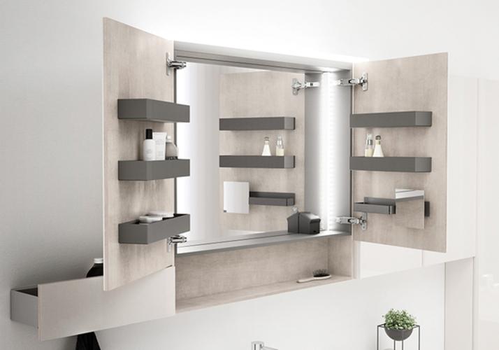 Produktbild Geberit Acanto Spiegelschrank 500645, 740x830x215mm
