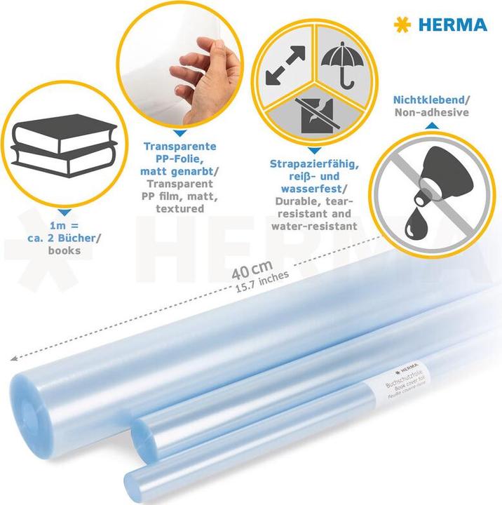 Productafbeelding HERMA Buchschutzfolie (1 x)
