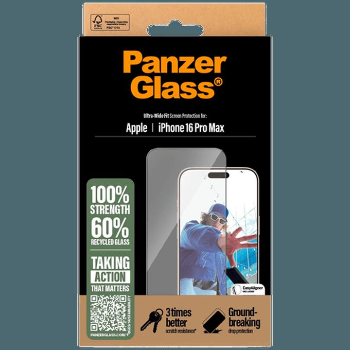 Immagine prodotto PanzerGlass Vestibilità ultra-ampia (1 Pezzo/i, Apple iPhone 16 Pro Max)