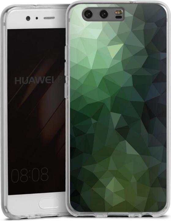 Produktbild DeinDesign Silikon Hülle für Huawei P10 Handyhülle Case Smartphone Schutzhülle Geometric Mosaik Tarnmuster (Huawei P10)