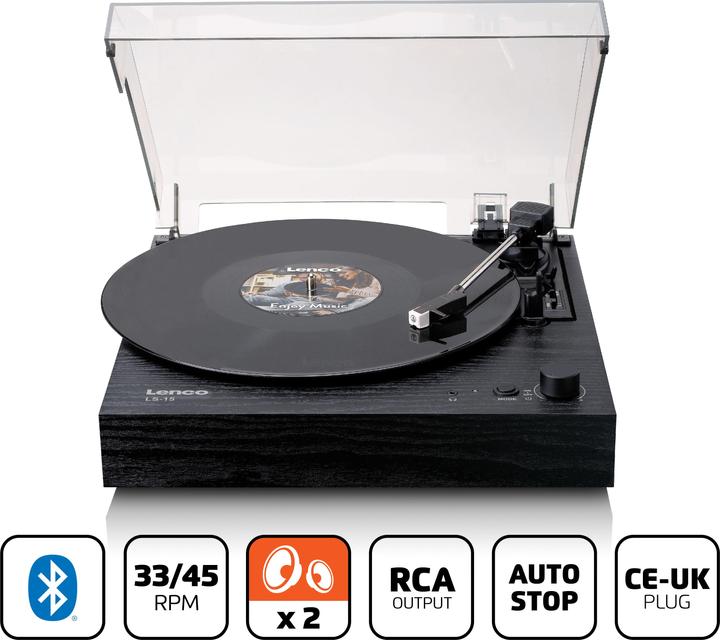 Productafbeelding Lenco LS-15BK zwart (Handmatig)