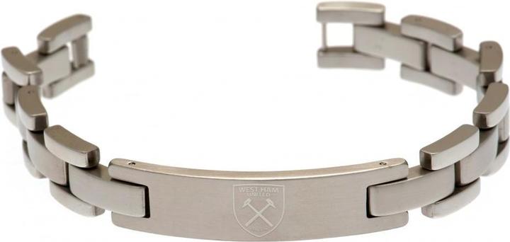 Actual product image West Ham United FC Engraved Bracelet (22 cm, 100% synthetic material)