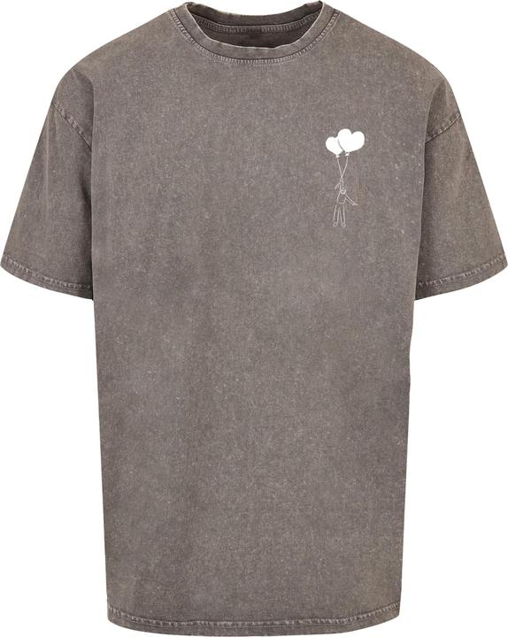 Actual product image Merchcode Love In The Air Acid Washed Heavy Oversize Tee - 136177 (XXL)