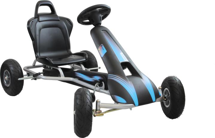 Actual product image Ferbedo GoKart AR8P (Go-kart in silver/blue, from approx. 5-11 years) 112036