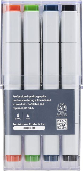 Produktbild Copic 72er Set (Grau, 7 mm, 72 x)