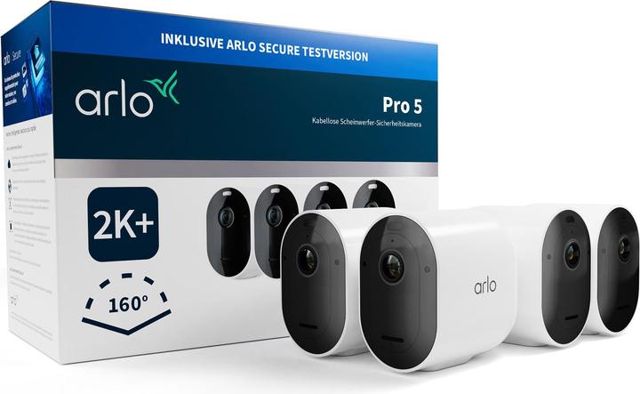 Immagine prodotto Arlo Pro 5 confezione da 4 (2560 x 1440 Pixels)