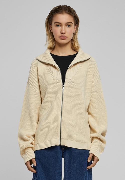 Produktbild Urban Classics Ladies Knitted Zip Cardigan - 126787 (L)
