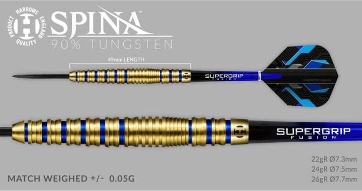 Produktbild Harrows Spina Gold 90% Steeltip Darts