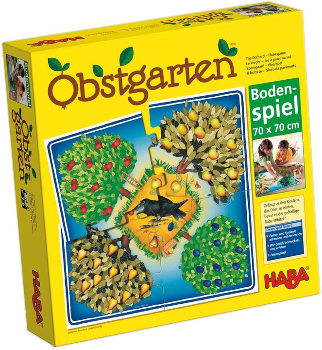 Produktbild Haba Obstgarten Bodenspiel (Deutsch, Französisch, Italienisch)