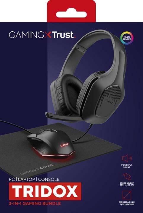 Produktbild Trust GXT790 TRIDOX 3-IN-1 BUNDLE (Kabelgebunden)