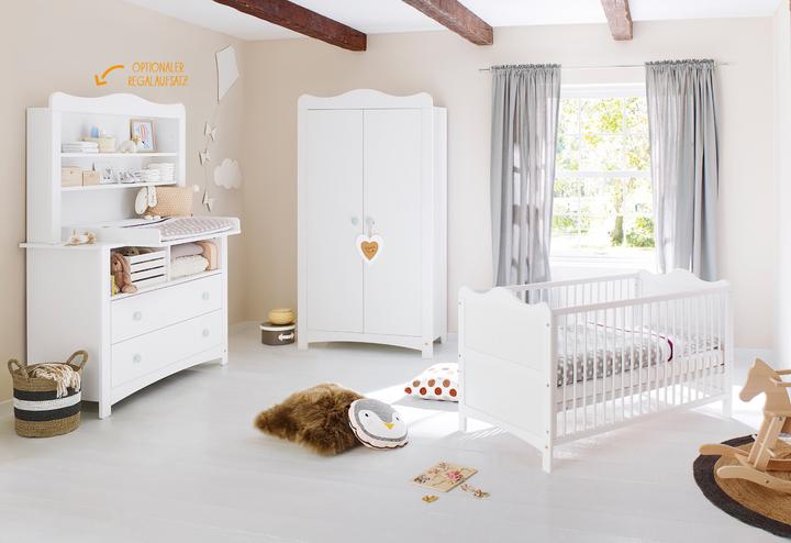 Florentina (Lit de bébé, Unité de changement, Armoires pour enfant)