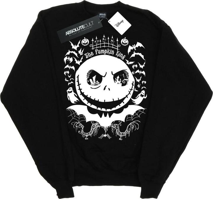 Disney Nightmare Before Christmas Jack The Pumpkin King Sweatshirt Mädchen