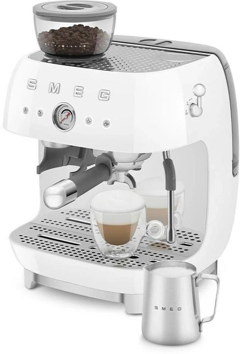 Actual product image Smeg EGF03WHEU Espresso machine, fully automatic coffee machine 50s Style, white