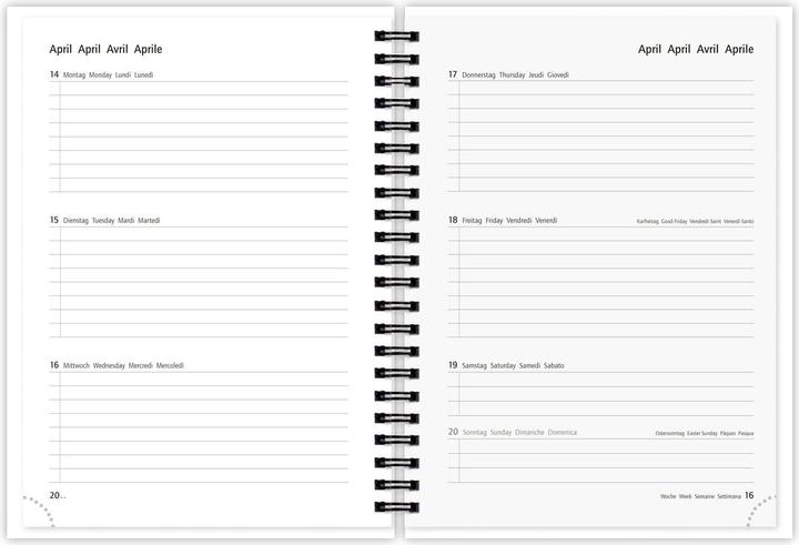 Produktbild Pelikan Schülerkalender 25/26 Ecoline A5 Nature (A5, Deutsch, Französisch, Italienisch, Englisch)