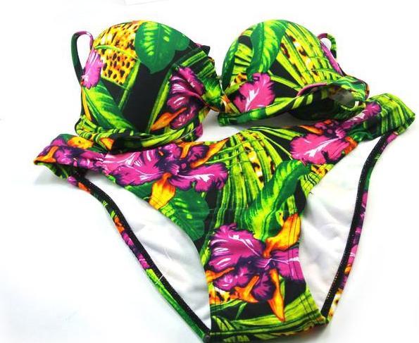 Actual product image Hermex Sexy Bikini Victoria Colored Floral Pattern / Size S (S)