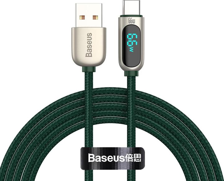 Immagine prodotto Baseus Cavo display da USB a Tipo-C, 66W, 2 m (verde) (2 m)