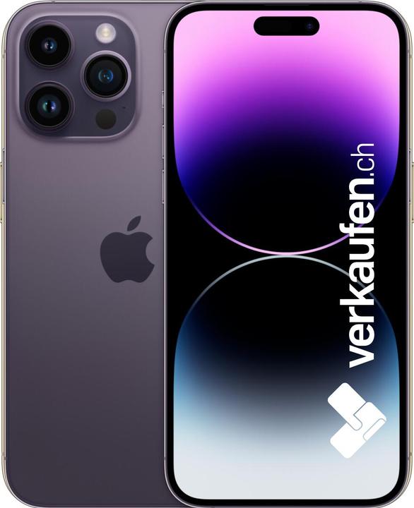 verkaufen.ch iPhone 14 Pro Max (256 Go, Pourpre foncé, 6.70", 48 Mpx, SIM + eSIM, A / Comme neuf)