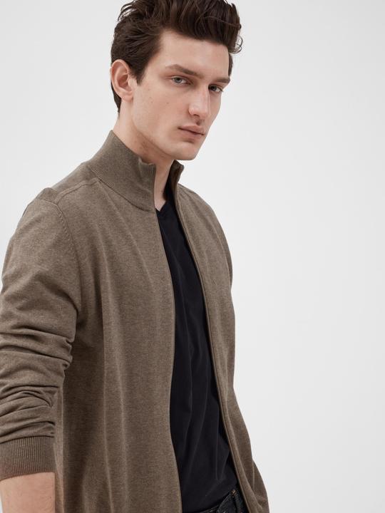Actual product image Selected Homme Pima cotton cardigan (XXL)