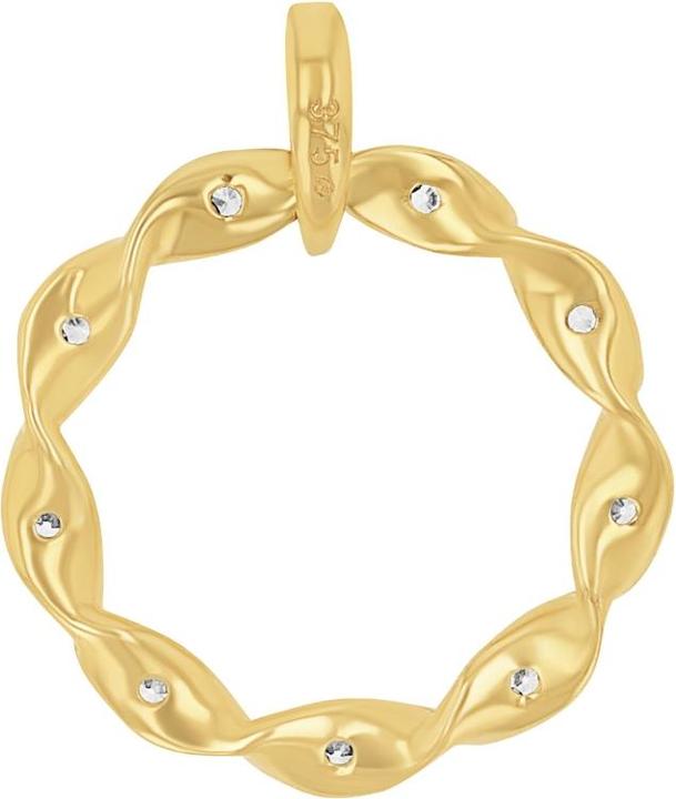 Amor Anhänger für Damen, Gold 375, Zirkonia synth. (Gold 375, 9 ct)